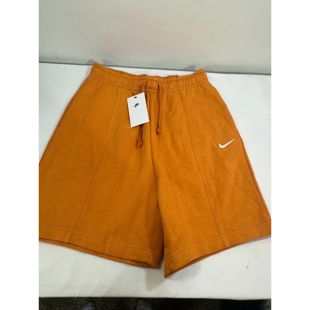 Nike Women's Sportswear Essential High Rise Fleece Shorts Size XS DM6123-738 New